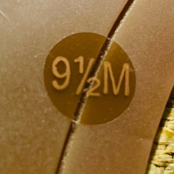 INC International Concepts Raffia Pink Red Mule Loafers Stripe Slide Shoes 9.5 - Picture 5 of 8